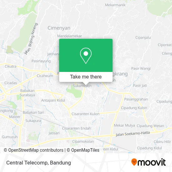 Central Telecomp map