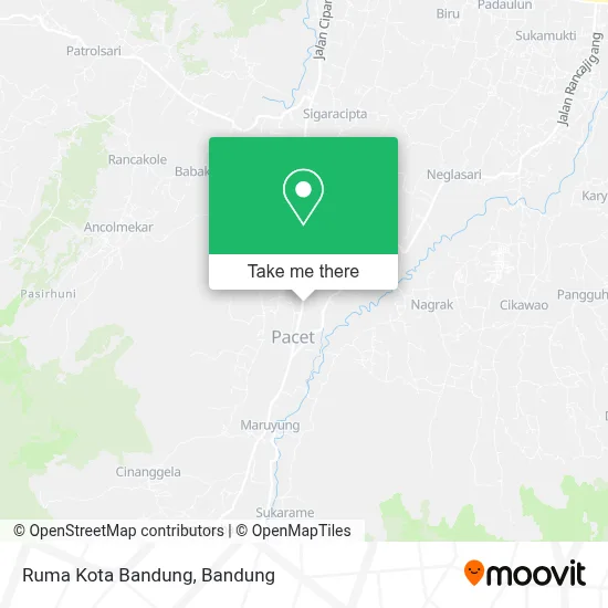 Ruma Kota Bandung map