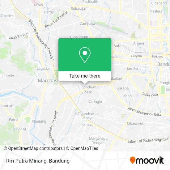 Rm Putra Minang map