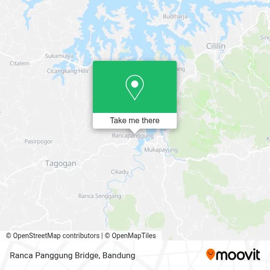Ranca Panggung Bridge map