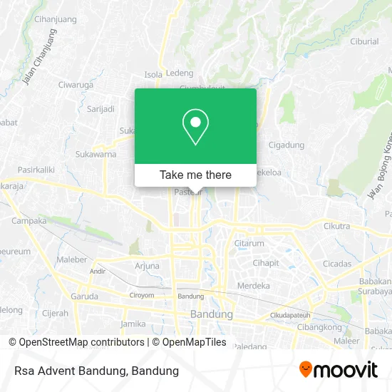 Rsa Advent Bandung map