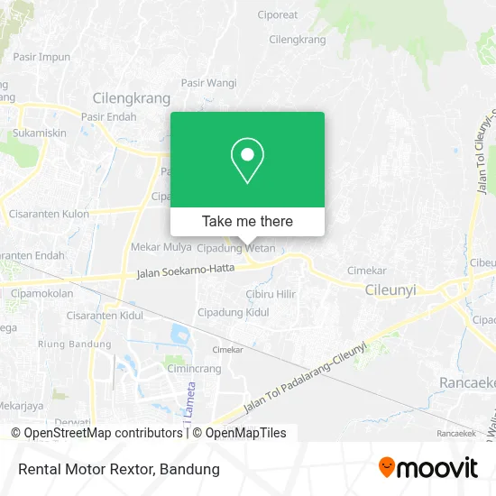 Rental Motor Rextor map