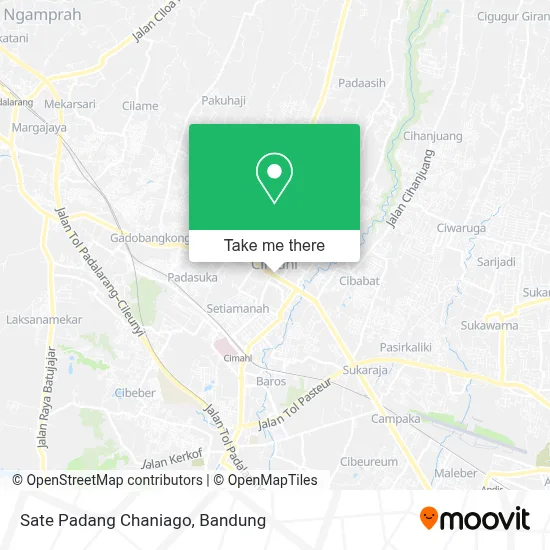 Sate Padang Chaniago map