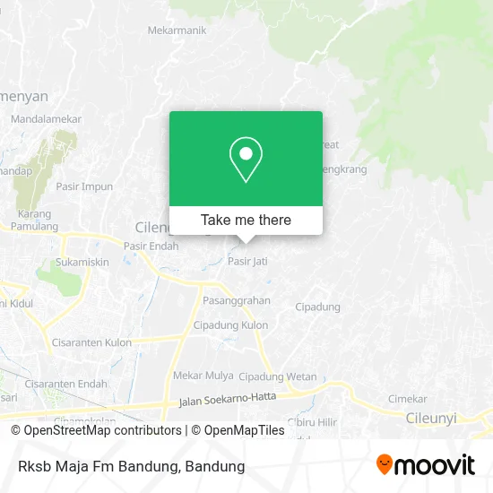Rksb Maja Fm Bandung map