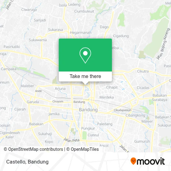 Castello map