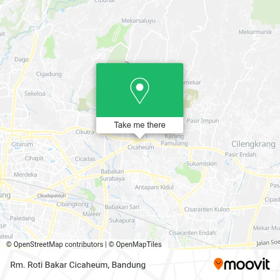 Rm. Roti Bakar Cicaheum map