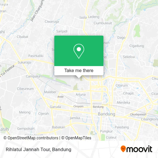 Rihlatul Jannah Tour map