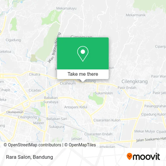 Rara Salon map