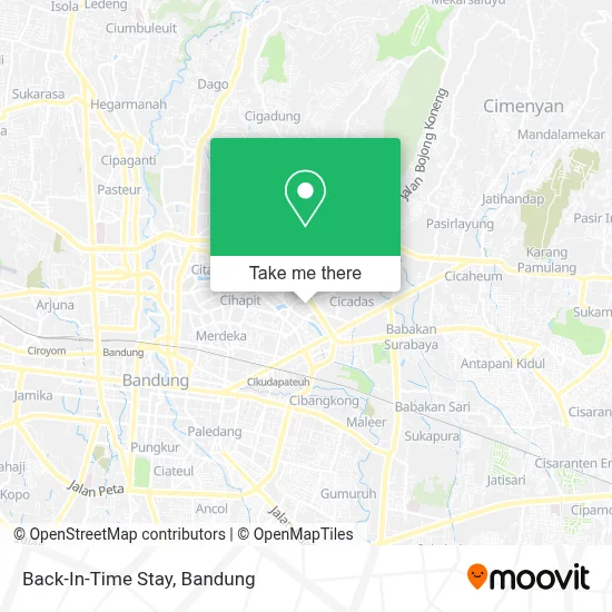 Back-In-Time Stay map