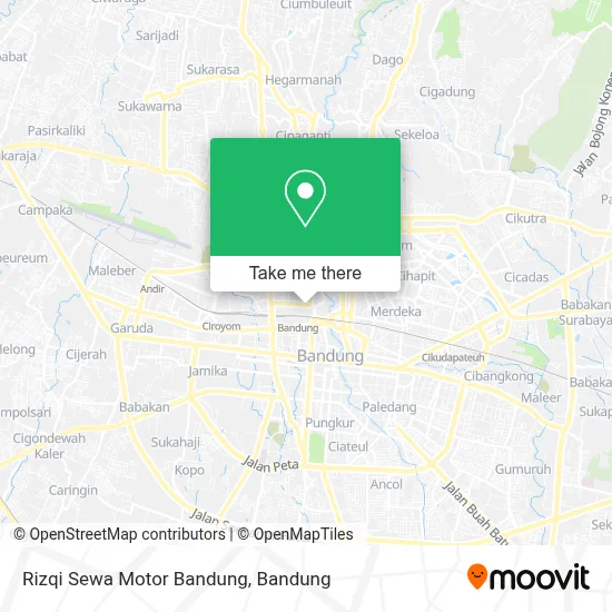 Rizqi Sewa Motor Bandung map