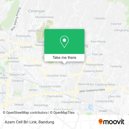 Azam Cell Bri Link map
