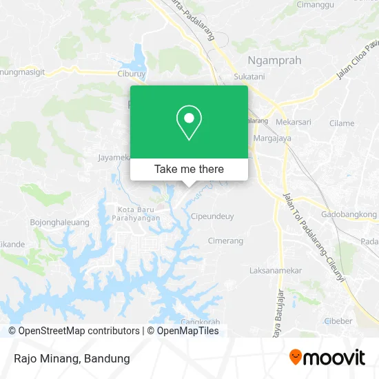 Rajo Minang map