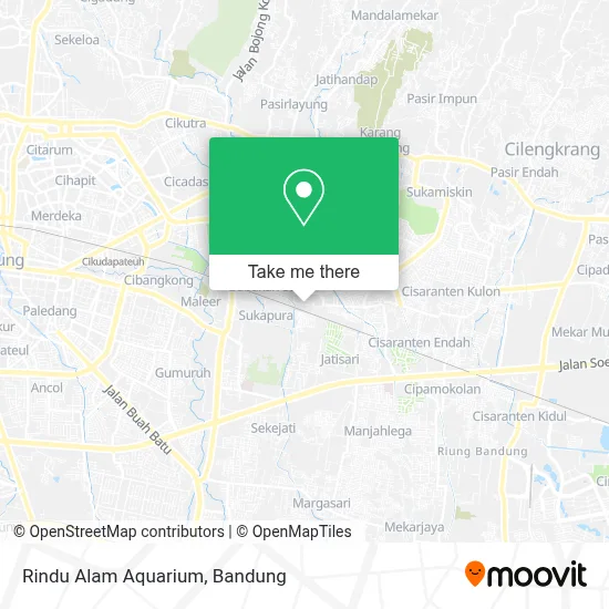 Rindu Alam Aquarium map