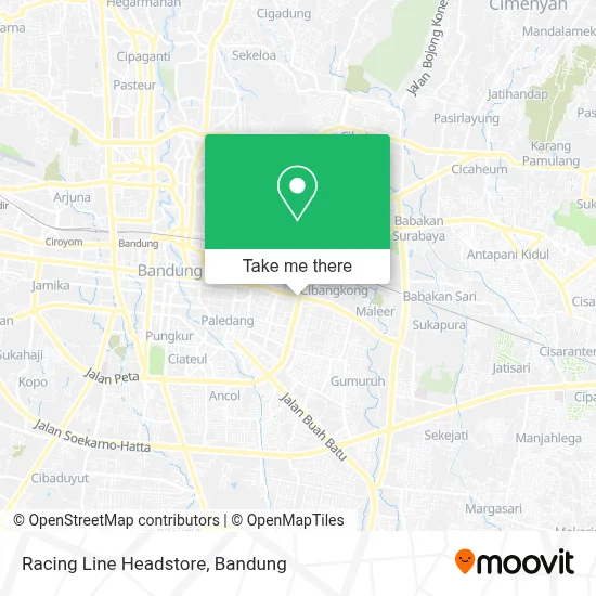 Racing Line Headstore map