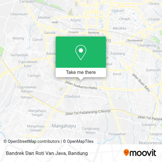 Bandrek Dan Roti Van Java map