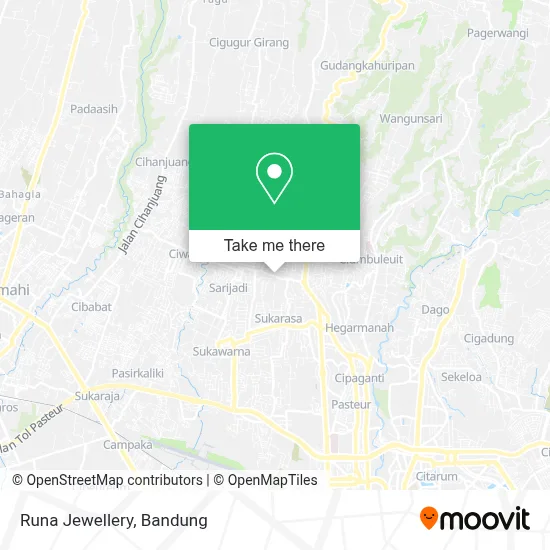 Runa Jewellery map