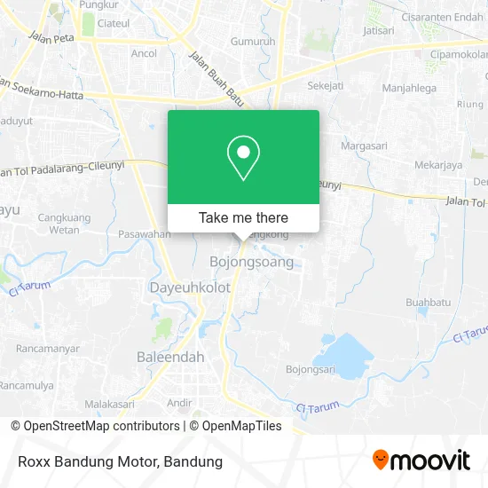 Roxx Bandung Motor map