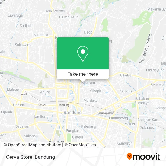 Cerva Store map