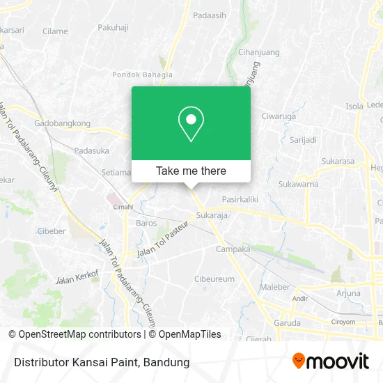 Distributor Kansai Paint map