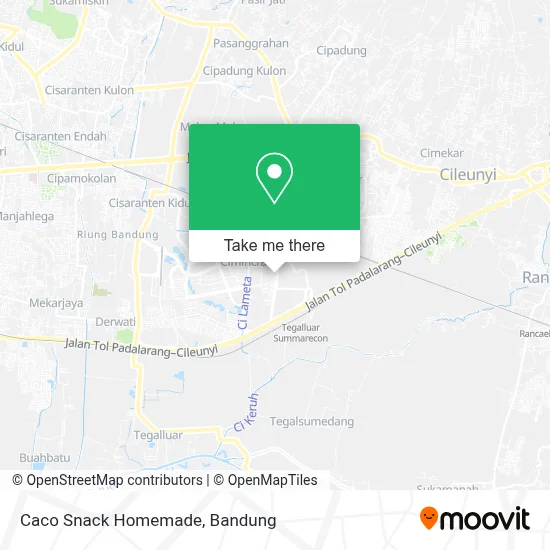 Caco Snack Homemade map