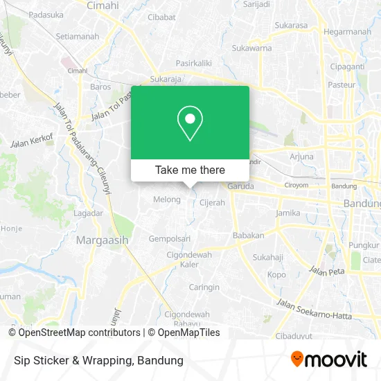 Sip Sticker & Wrapping map