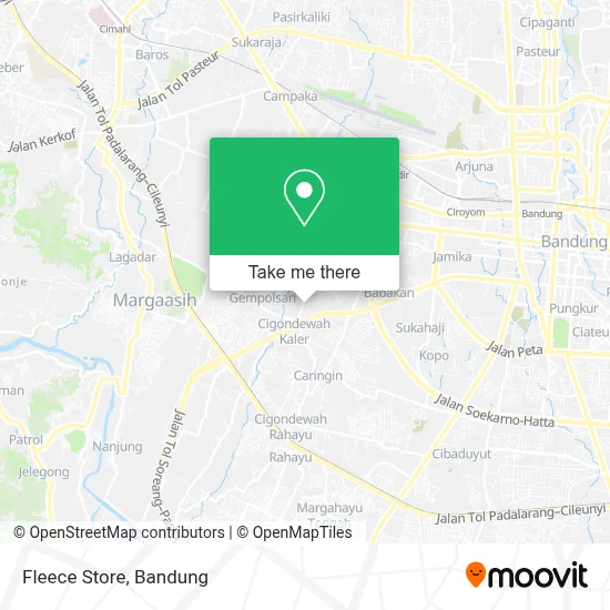 Fleece Store map