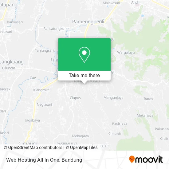 Web Hosting All In One map