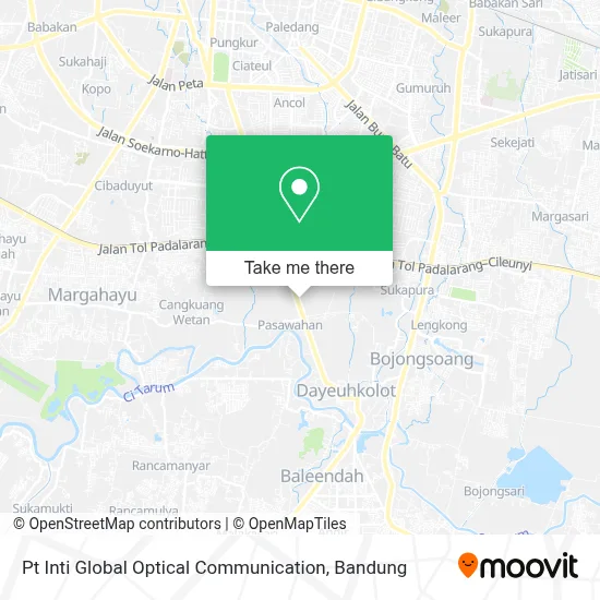 Pt Inti Global Optical Communication map
