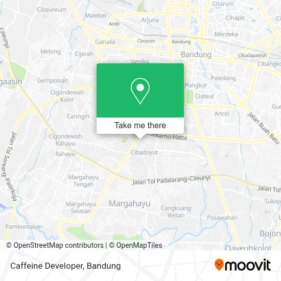 Caffeine Developer map