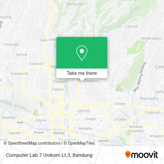 Computer Lab 7 Unikom Lt.3 map