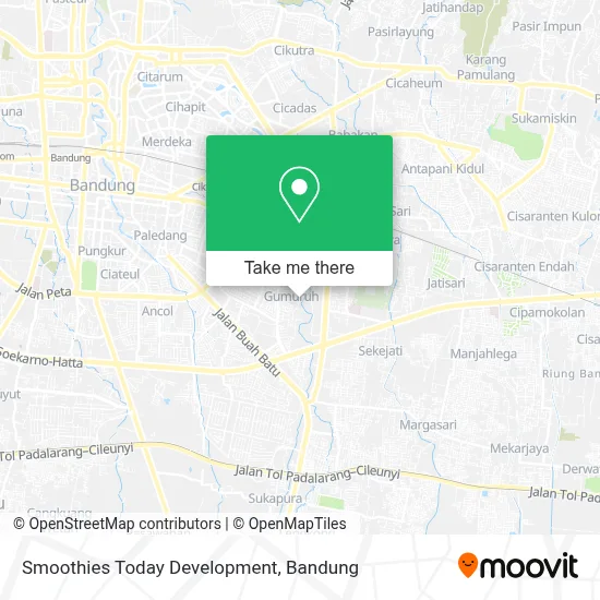 Smoothies Today Development map