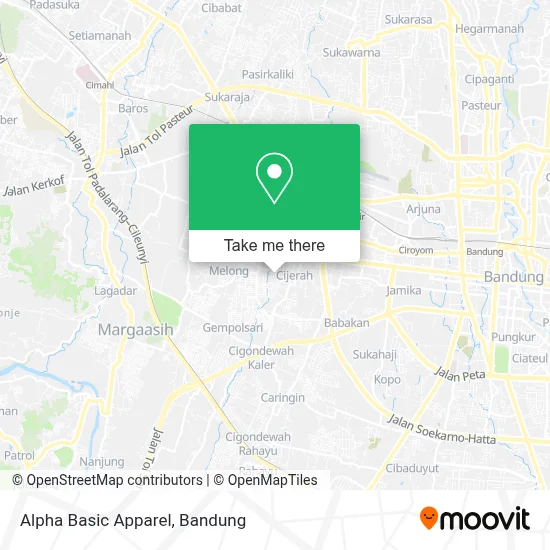Alpha Basic Apparel map
