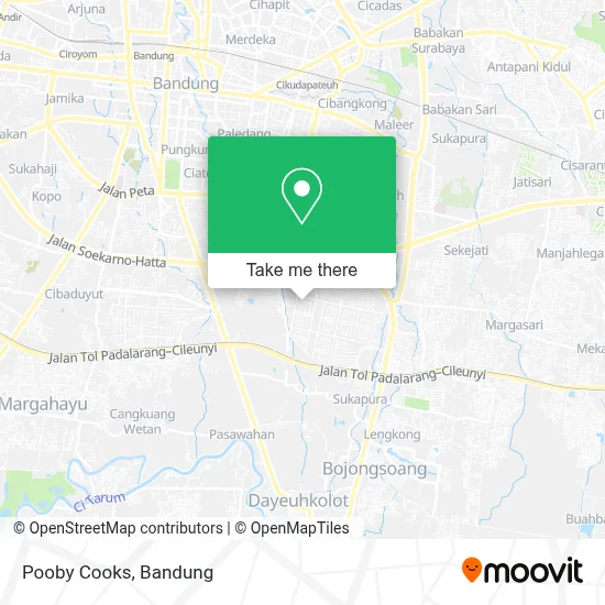 Pooby Cooks map
