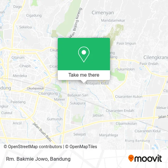 Rm. Bakmie Jowo map