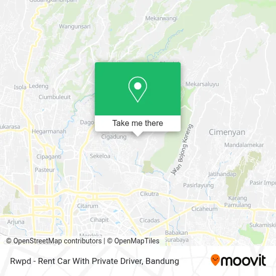 Rwpd - Rent Car With Private Driver map