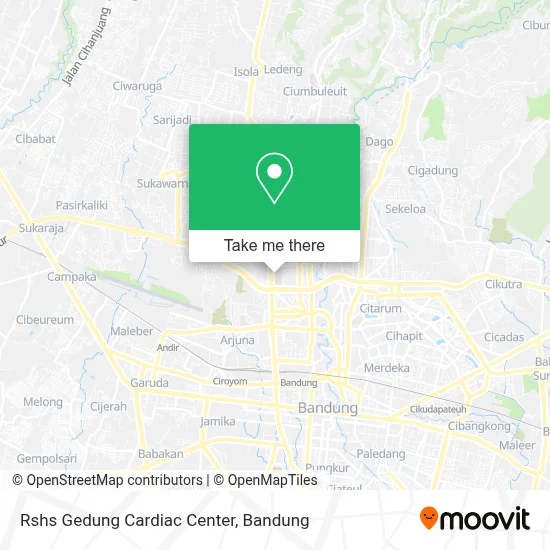 Rshs Gedung Cardiac Center map