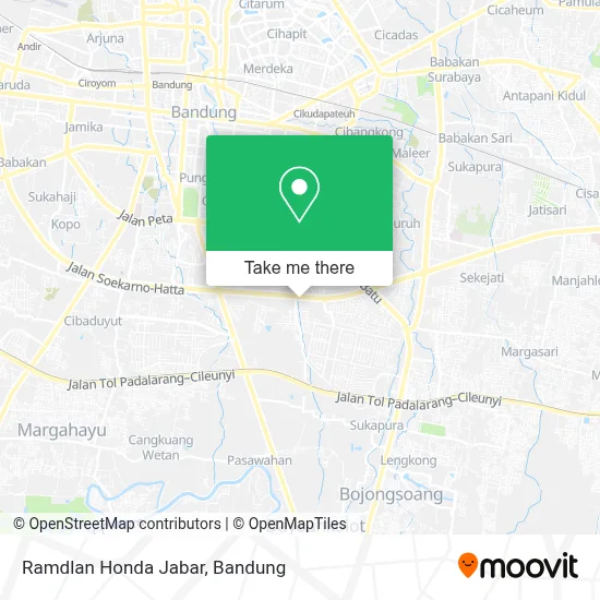 Ramdlan Honda Jabar map