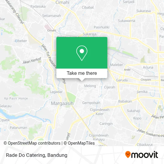 Rade Do Catering map