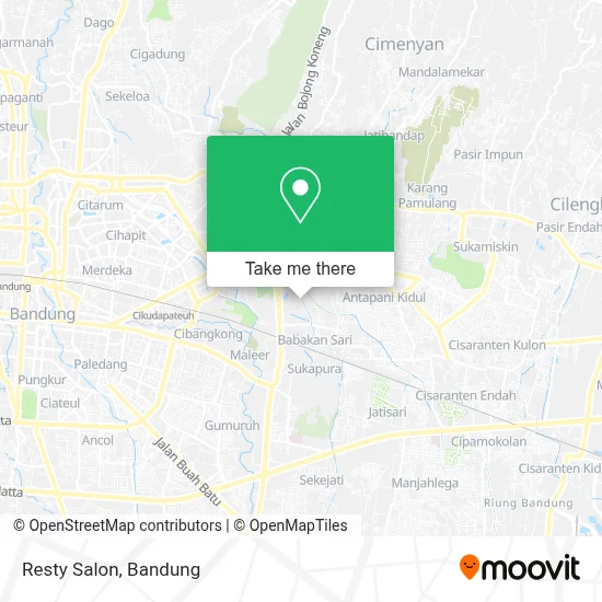 Resty Salon map