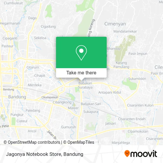 Jagonya Notebook Store map