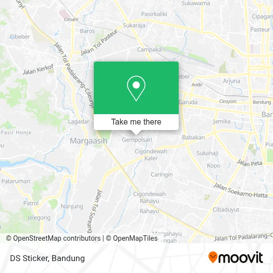DS Sticker map