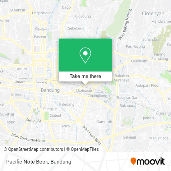 Pacific Note Book map