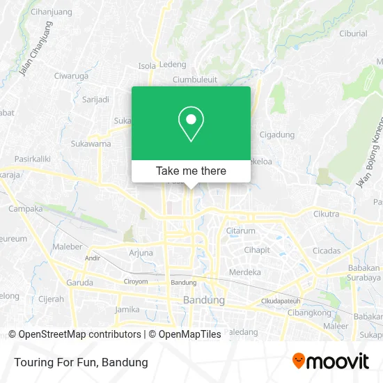 Touring For Fun map