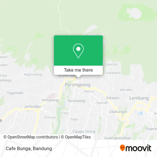 Cafe Bunga map