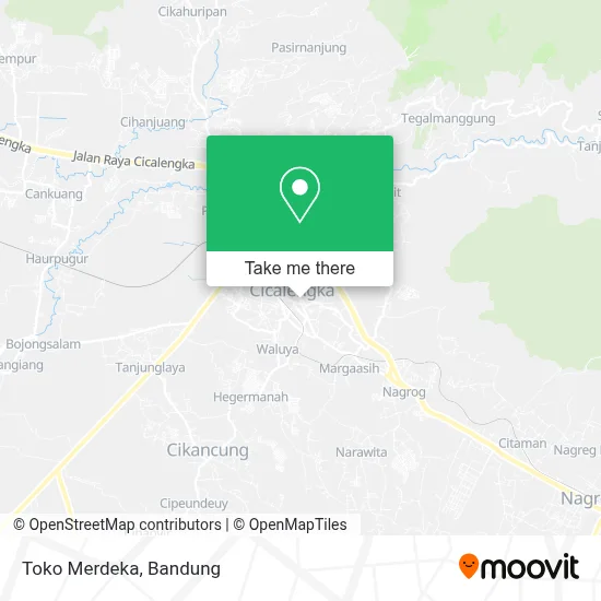 Toko Merdeka map