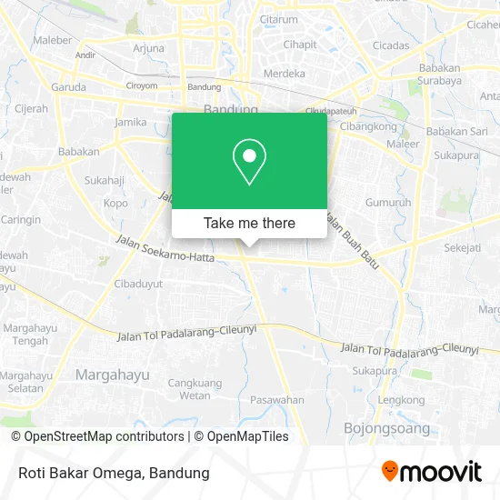 Roti Bakar Omega map