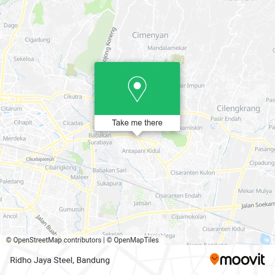 Ridho Jaya Steel map