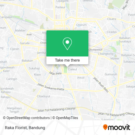 Raka Florist map