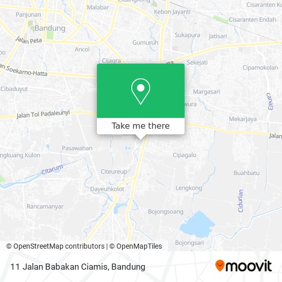 11 Jalan Babakan Ciamis map