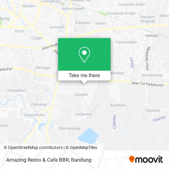 Amazing Resto & Cafe BBR map